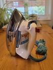 Ge Vintage Deluxe 39 Hole Steam   Dry Iron Model F90wt Non-stick Soleplate Works