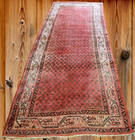 Rug  Semi Antique Vintage Tribal Handmade Wool Oriental Runner 3 5 X 10