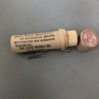 Vintage Boye Wooden Sewing Needle Holder Case 12 40-100 W needles