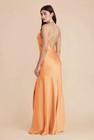 Birdy Grey Stephanie Dress Matte Satin Apricot Size L