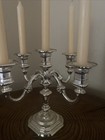 Vintage Bmf  Silver Plated 5 Arm Candelabra 9    Made In West Germany