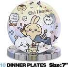 Chiikawa Birthday Party Supplies Set Balloons Banner Cake Toppers Tablecloth