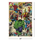 Marvel Heroes - Comic Poster   Print  comic Scenes   size  24  X 36  