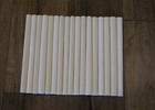102 White On Natural Pre-cut Charm Pack 5  Squares 100  Cotton Fabric Quilt