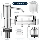 Soap Dispenser For Kitchen Sink  Under Counter Sink Soap Dispenser Pump With    