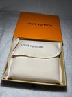 Louis Vuitton Bifold Men s Wallet Folding Credit Card Logo Accent Solid Black