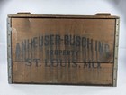 Vintage Budweiser Anheuser Busch Centennial Wooden Beer Crate Box 1876-1976