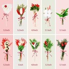 10 12 24 Pack Dried Flowers For Vase Various Christmas Color1 Series