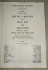 Life With Father 1940 Program Lillian Gish Percy Waram Blackstone Theatre