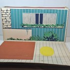 1962 Mattel Barbie Dream House Vintage Cardboard Dollhouse Miniature Furniture