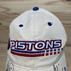 Vintage Detroit Pistons Signed Hat Cap Unknown Autographs Top Of The World Adj