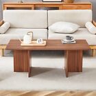 Modern Coffee Table Wooden Table Side Table End Table For Living Room Walnut