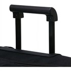 36  2-section Rolling Duffel Bag Luggage Suitcase With Blade Wheels Travel Black