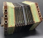     Vintage Rare Hexagon  Anglo Constantina Squeeze Box 21 Button