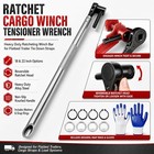 Ratchet Cargo Winch Tensioner Wrench  18  22inch Heavy Duty Ratcheting Winch Bar