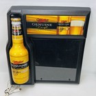 Vtg Miller Genuine Draft Beer Lighted Sign Menu Bar Display     Needs New Light 