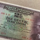 Turkey 2 1 2 Lira Banknote 1930  1947  President Ismet Inonu Turkish Currency