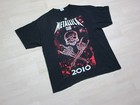 Vintage Metallica Club 2010 Member T Shirt  xl  Band Concert Tour Heavy Metal