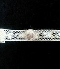 Antique French Lace Cotton Trim Insert  Length 2 3  X 30  Sewing Doll Clothes