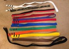 12 Martial Arts Belts  Karate Taekwondo Judo- Assorted Color And Length