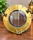 Nautical Ship Aluminum Porthole Window Glass Antique Finish Marine Wall Decor