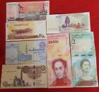 Unc  Lot Of 7  Different Foreign Paper Money Banknotes World Currency M 5