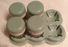 Baby Bullet Food Processor Replacement Parts 4 Date Dial Cups Lids   Tray Preown
