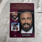 Luciano Pavarotti Program  poster 26 5 X 19 2002 Farewell Concert Wichita  Kan