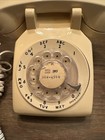 Western Electric Rotary Dial Desk Telephone Phone 500dm Ivory Beige Bell System
