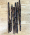 Vintage Wooden Spindles Balusters Salvage Stair Parts Turned Milled Wood Posts