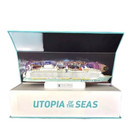 Utopia Of The Seas Collectible Model Ship Display With Original Box By Royal Car