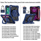 Shockproof Heavy Duty Rugged Case Cover For Ipad 10th 9th 8th 7th 6th Generation