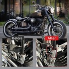Clutch Cable Clip For Harley Softail Deluxe Slim Flstf 2000-18 Black   Black    