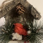 Kurt Adler Cardinal Birdhouse Ornaments Set Of 2 New With Tags Resin 4   tall