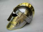 Medieval Knight Norman Battle Armor Costume Helmet Viking Helmet With Chain Mail