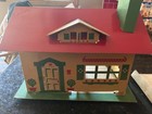 Vintage 1930 s  Cardboard Trixy Portable Doll House Durrel Company With Box