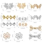 12 Sets Pants Waist Tightener Buttons Pins For Waist Tightener Butterfly Flower