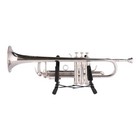 F  Besson Meha 60mb-2 Bb Trumpet Silver Plated Used With Case