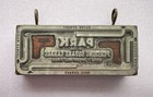 Antique Letterpress Printers Block Metal Wood 4 75   x2  Pershing Square Parking 