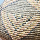 Zulu Basket Handmade Traditional Storage W  Lid African Approx Tall Large