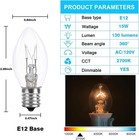 Salt Lamp Bulbs - 15 Watt Light For Scentsy Wax Bulb 15w 