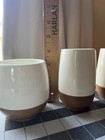 Vintage Vacron Bopp-decker Vacuum Tumblers- Brown beige Set Of 5