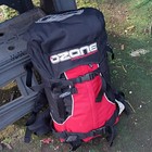 Blue Black White Paraglider Wing With Lines Included For Paragliding Air Sport