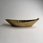 Vintage Brass Boat Figurine Trinket Ashtray Catch All