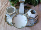 Antique Hand Painted Nippon Vanity dresser Set     Morimura Brothers  c 1911   1921 
