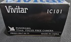 Vintage Vivitar Ic101 35mm Point   Shoot Film Black Camera Focus Free