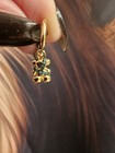              Bubble Bear Tous Golden Plated S925 Vermeil Earrings Dangle Hoops       