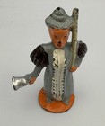 8-1930s Barclay Lead Winter People Figures Orig Paint Skaters Sled Skiers