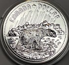 1980 Canada Proof-like Silver Dollar Arctic Polar Bear