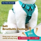 Cat Harness And Leash For Walking  Escape Proof Soft Adjustable Vest Harnesses F